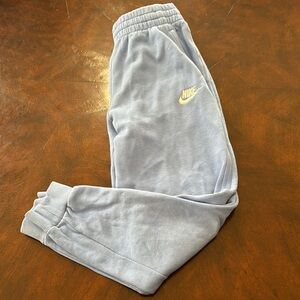 Nike Blue Jogger Sweatpants with Elastic Waistband